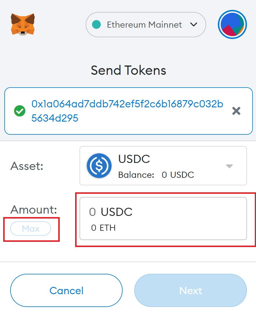 Wie Du USDC von Metamask zu Binance versendest