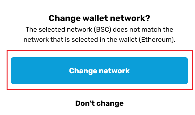 Change network