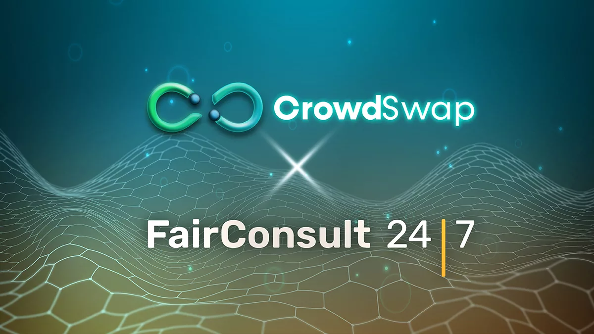 CrowdSwap partners with FairConsult to bring real-world processes to DeFi