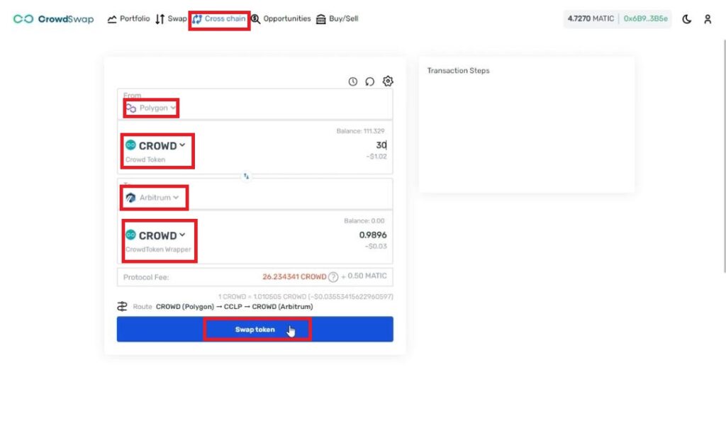 How to invest in CROWD/ARB pool