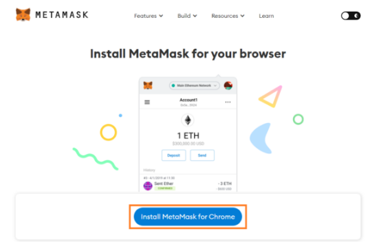 Installiere MetaMask (falls noch nicht installiert)