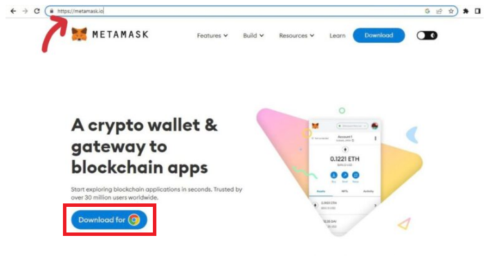 Installiere MetaMask (falls noch nicht installiert)